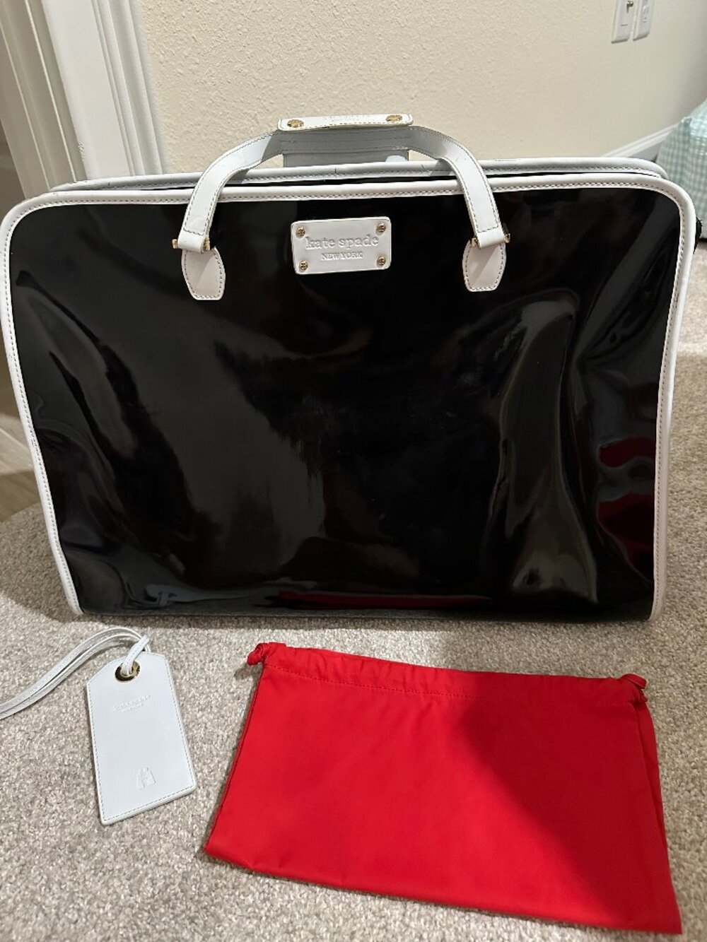 Kate Spade - Patent Leather Overnight Bag